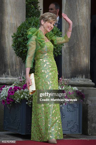 Caroline Reiber attends the Bayreuth Festival Opening 2014 on July 25, 2014 in Bayreuth, Germany.