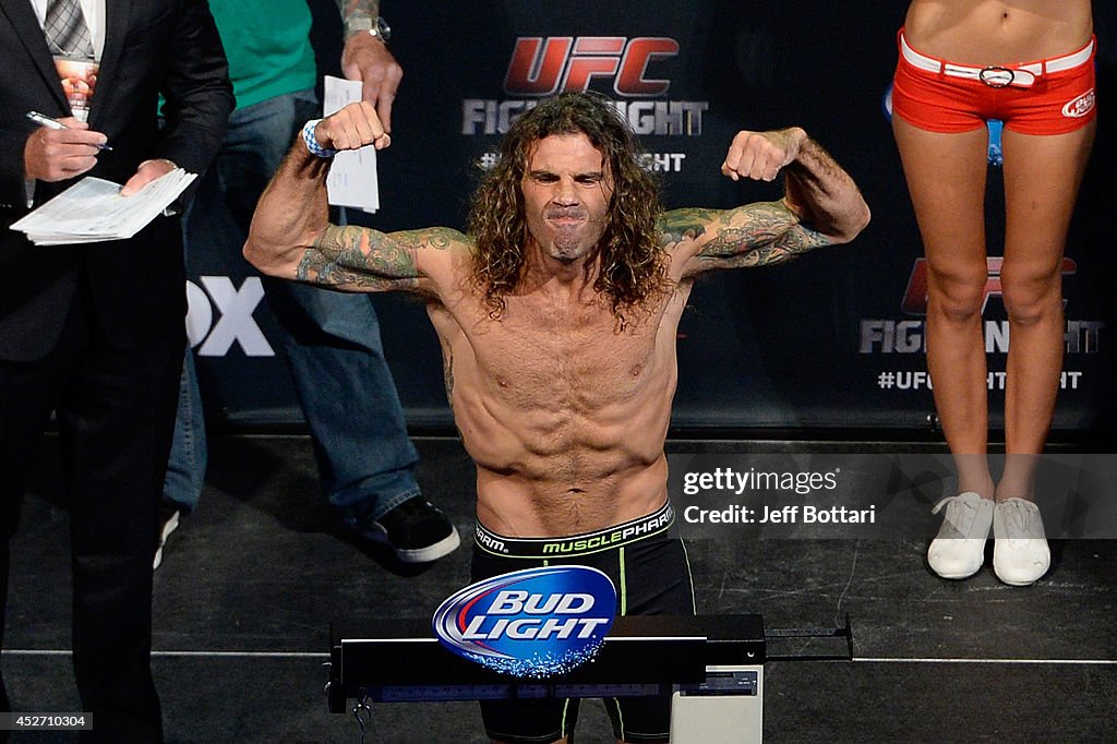 UFC Fight Night Weigh-in