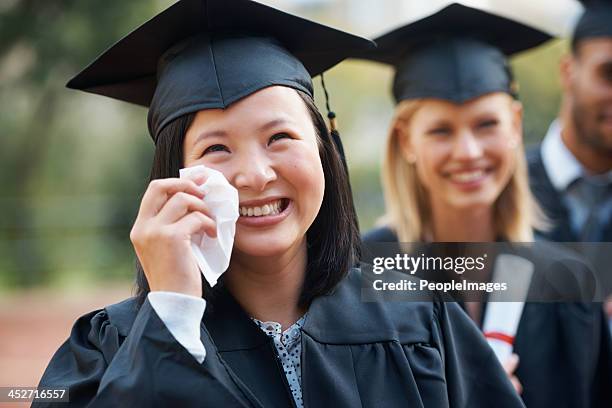 filled with a sense of accomplishment - tears of joy stock pictures, royalty-free photos & images