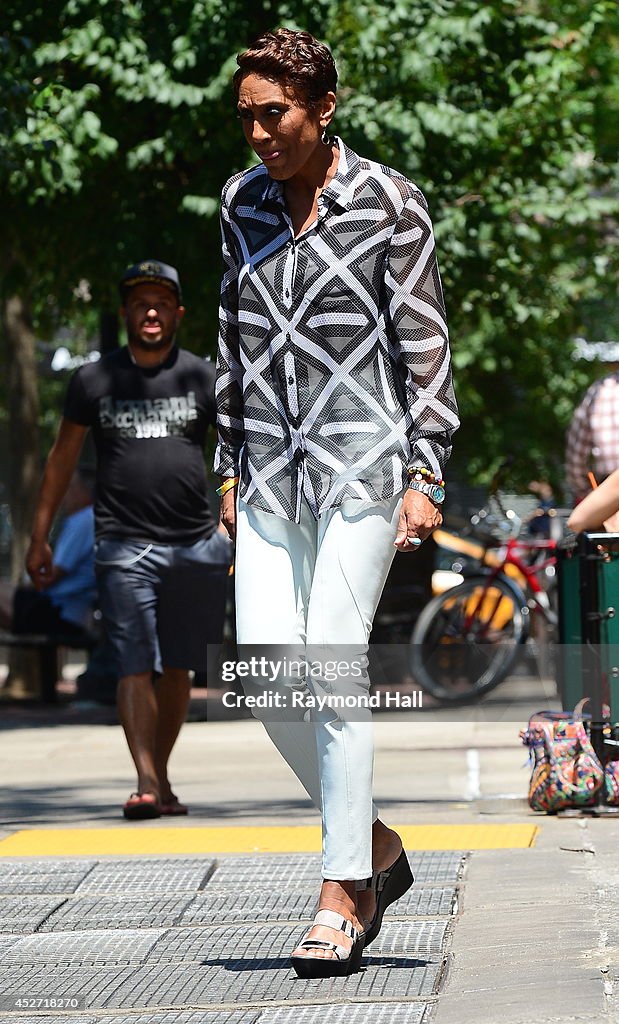 Celebrity Sightings In New York City - July 25, 2014