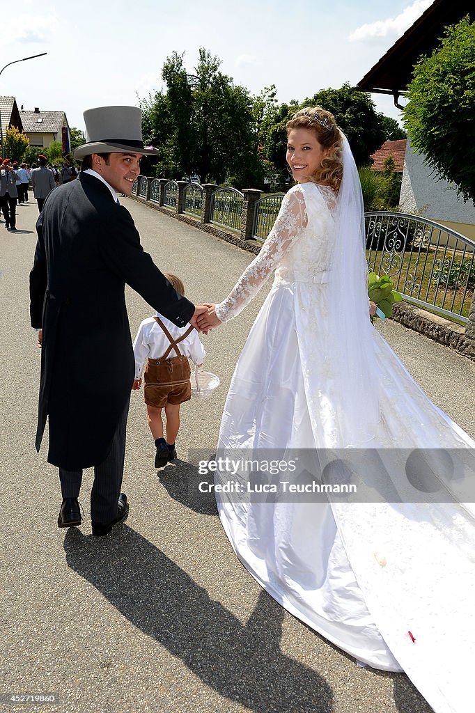 Wedding Of Prince Francois von Orleans And Theresa von Einsiedel