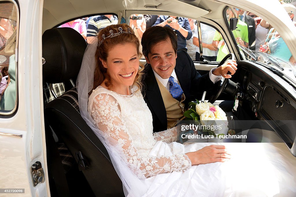 Wedding Of Prince Francois von Orleans And Theresa von Einsiedel