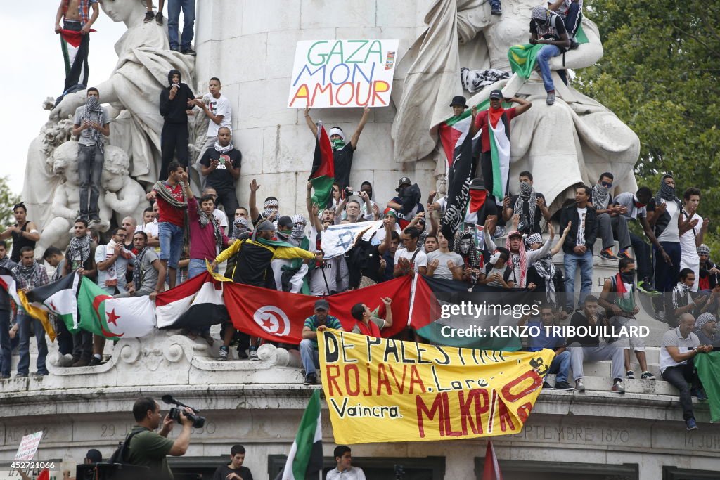 FRANCE-ISRAEL-PALESTINIANS-CONFLICT-GAZA-DEMO