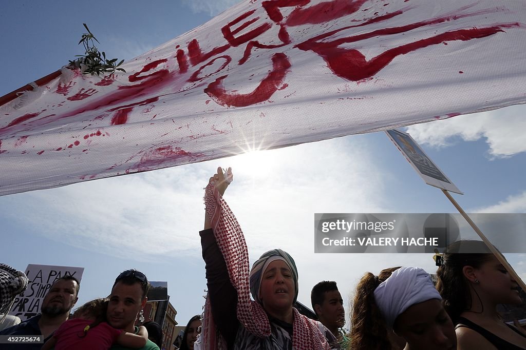 FRANCE-ISRAEL-PALESTINIANS-CONFLICT-GAZA-DEMO