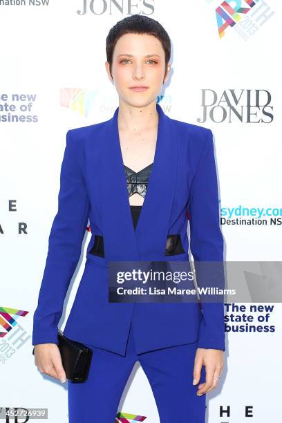 Emma Louise arrives at the 27th Annual ARIA Awards 2013 at the Star on December 1, 2013 in Sydney, Australia.