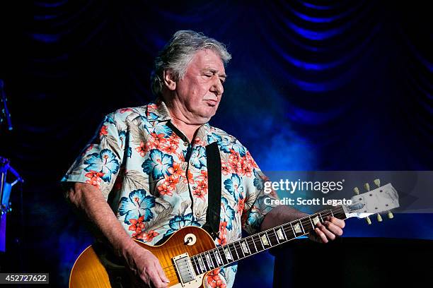 Mick Ralphs of Bad Co. Performs at DTE Energy Music Theater on July 25, 2014 in Clarkston, Michigan.