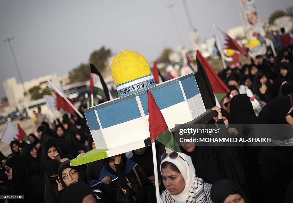 BAHRAIN-PALESTINIAN-GAZA-CONFLICT-DEMO