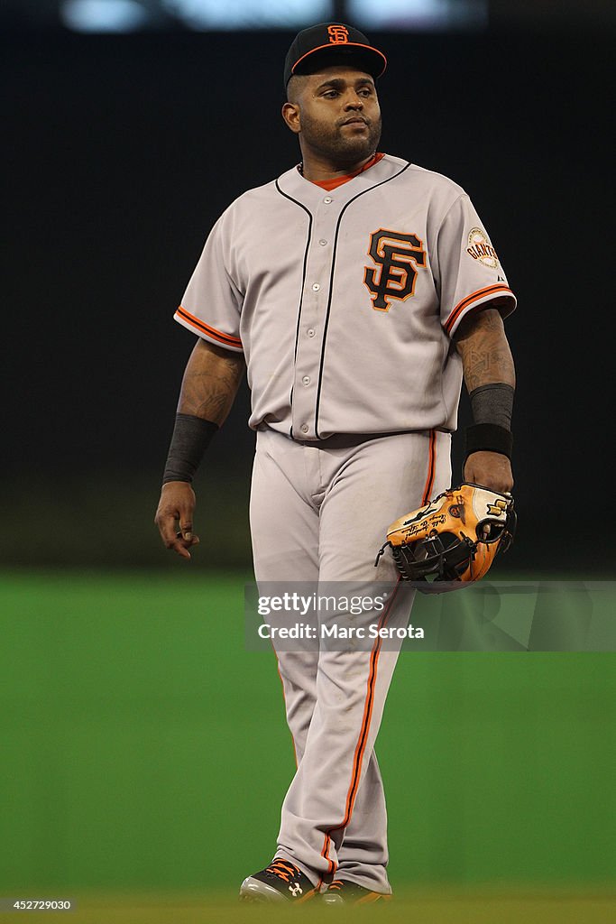 San Francisco Giants v Miami Marlins