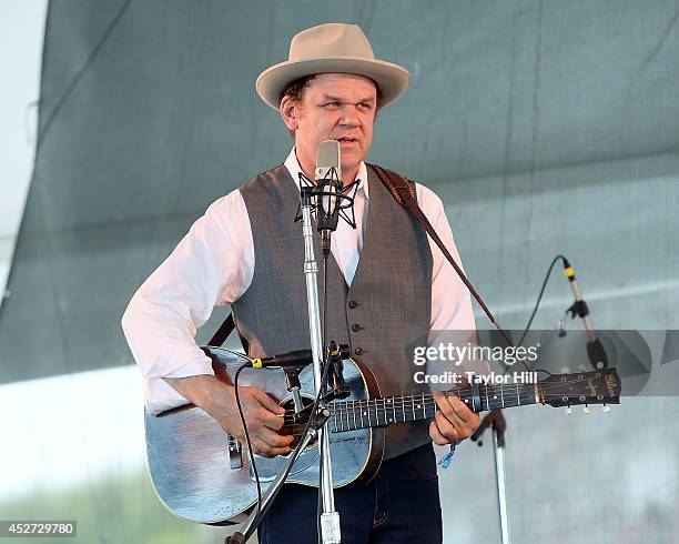 John Reilly performs during the 2014 Newport Folk Festival at Fort Adams State Park on July 26, 2014 in Newport, Rhode Island.