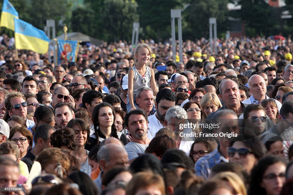 Pope Francis Visits Caserta