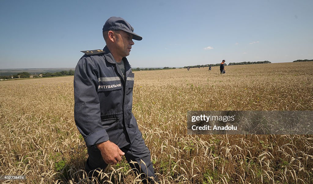 Malaysia Airlines Flight MH17 crash site