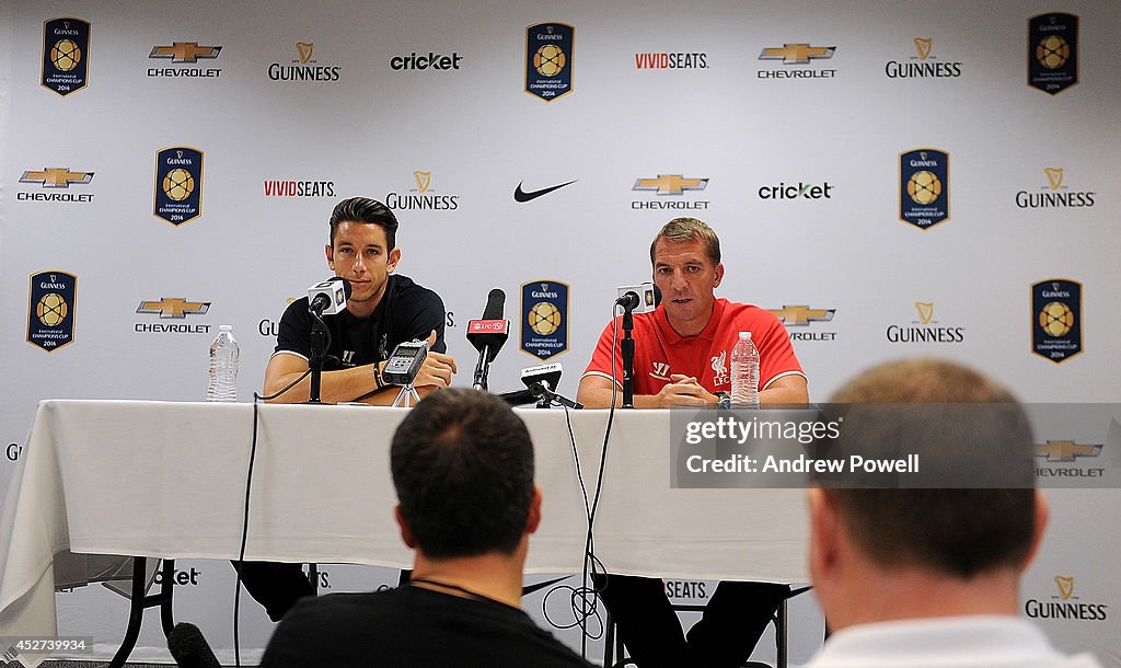 Liverpool FC Training & Press Conference