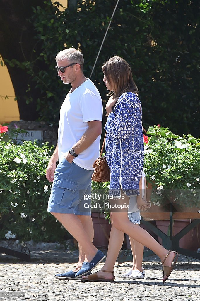 Celebrity Sightings In Portofino