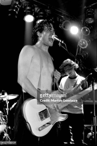 Jeff Buckley performs on stage at The Garage, Islington, London , United Kingdom, 1st September 1994.