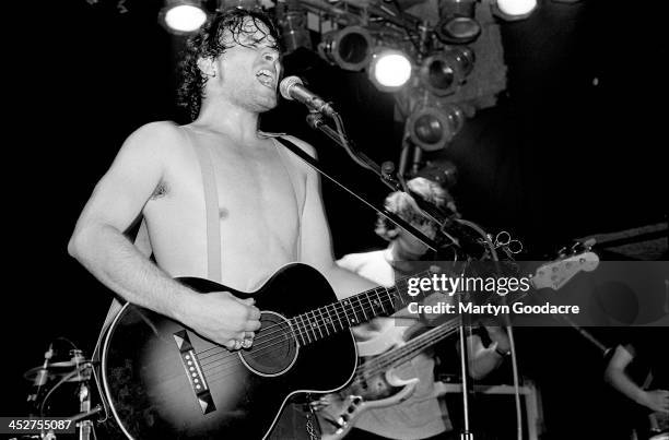 Jeff Buckley performs on stage at The Garage, Islington, London , United Kingdom, 1st September 1994.