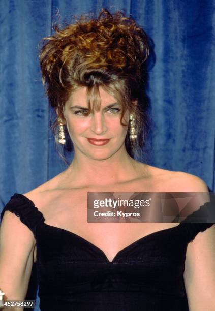 Actress Kirstie Alley attends the 43rd Annual Primetime Emmy Awards on August 25, 1991 at the Pasadena Civic Auditorium in Pasadena, California.