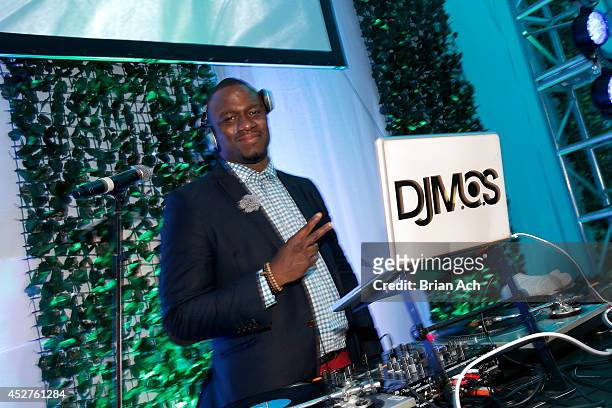 Performs at the 15th annual Art for Life Gala hosted by Russell and Danny Simmons at Fairview Farms on July 26, 2014 in Water Mill, New York.