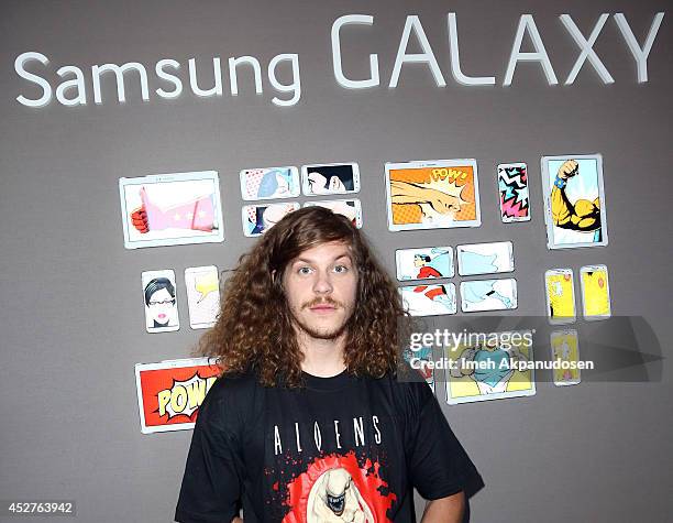 Actor Blake Anderson attends the Samsung Galaxy VIP Lounge at Comic-Con International 2014 at Hard Rock Hotel San Diego on July 26, 2014 in San...