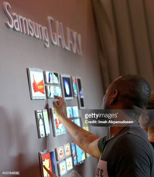 Actor Omar Epps attends the Samsung Galaxy VIP Lounge at Comic-Con International 2014 at Hard Rock Hotel San Diego on July 26, 2014 in San Diego,...
