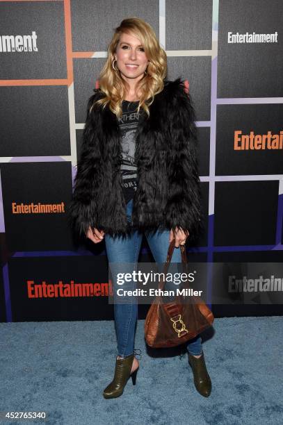 Actor Sarah Carter attends Entertainment Weekly's annual Comic-Con celebration at Float at Hard Rock Hotel San Diego on July 26, 2014 in San Diego,...