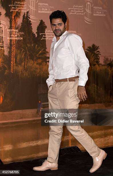 Jamel Debbouze poses during the photocall of 'La Marche'at 13th Marrakech International Film Festival on December 1, 2013 in Marrakech, Morocco.