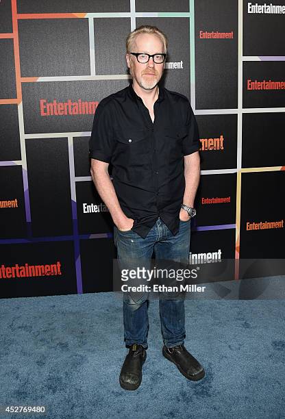 Personality Adam Savage attends Entertainment Weekly's annual Comic-Con celebration at Float at Hard Rock Hotel San Diego on July 26, 2014 in San...
