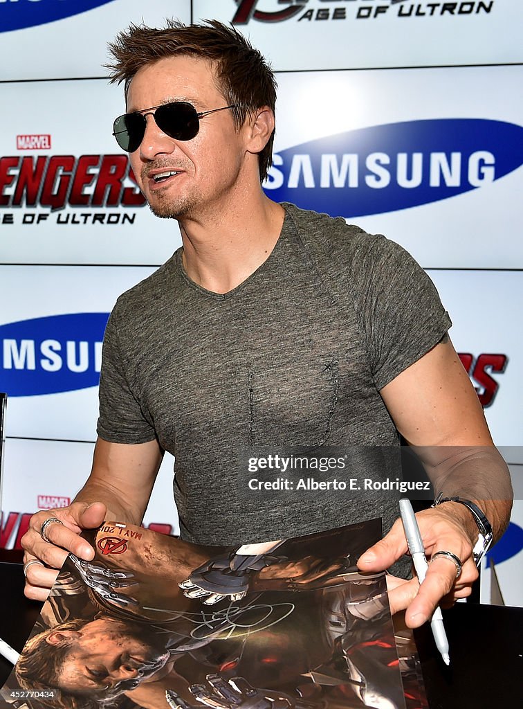 Marvel's "Avengers: Age Of Ultron" Booth Signing During Comic-Con International 2014