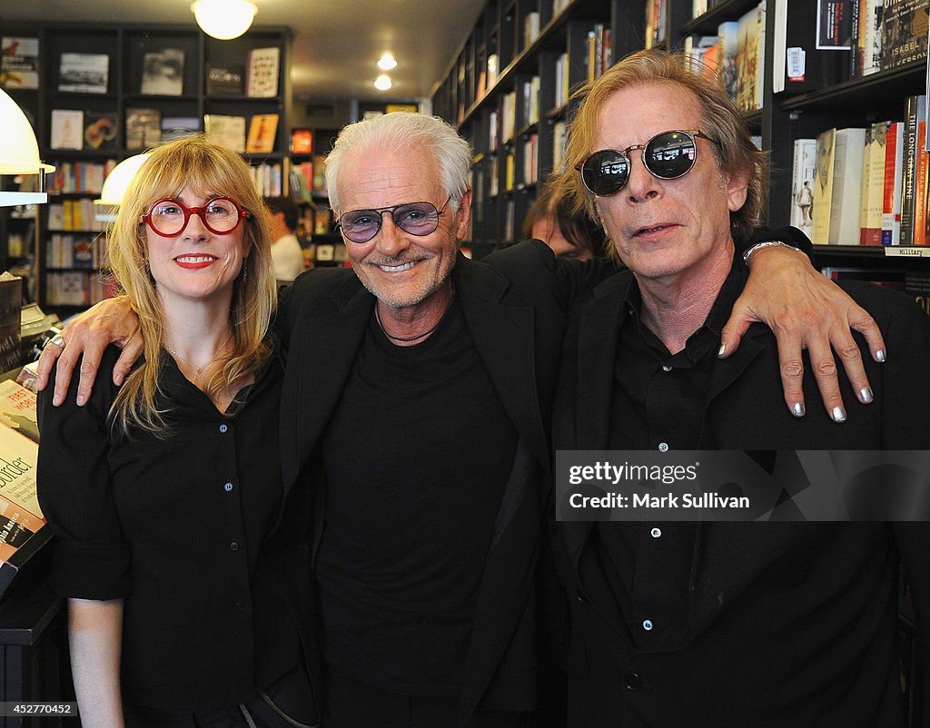 Gillian McCain, Michael Des Barres and Legs McNeil during the Book