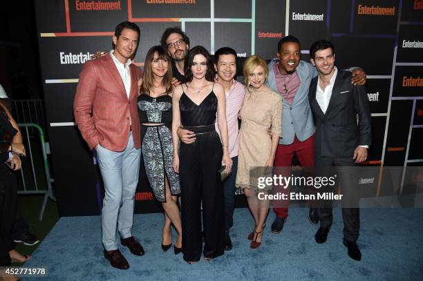 Actors Sasha Roiz, Bree Turner, Silas Weir Mitchell, Bitsie Tulloch, Reggie Lee, Claire Coffee, Russell Hornsby and David Giuntoli attend...