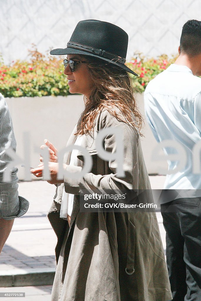 Celebrity Sightings In San Diego - July 26, 2014