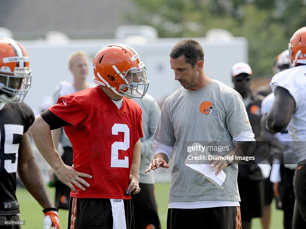 2014 Cleveland Browns Training Camp Practice