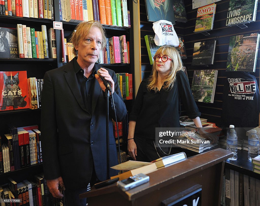 Gillian McCain And Legs McNeil At Book Soup, Hosted By Michael And Pamela Des Barres