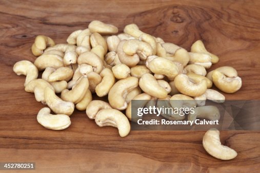 Shelled cashew nuts ready to eat. Shelled cashew nuts ready to eat.