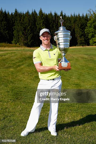 On day four of the M2M Russian Open at Tseleevo Golf & Polo Club on July 27, 2014 in Moscow, Russia.