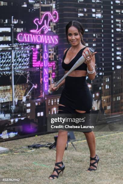 Actress Jada Pinkett Smith attends 'Gotham' Zip Line during Comic-Con International on July 26, 2014 in San Diego, California.