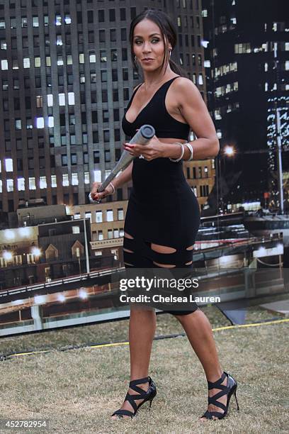 Actress Jada Pinkett Smith attends 'Gotham' Zip Line during Comic-Con International on July 26, 2014 in San Diego, California.