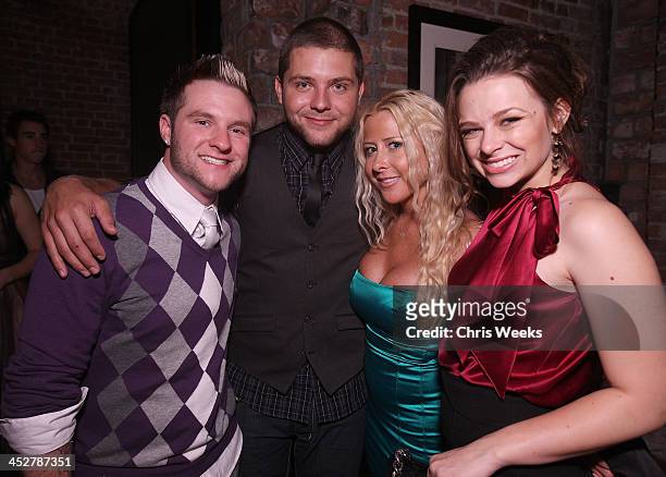 American Idols Blake Lewis , Chris Richardson, Traci Szymanski and actress Joy Lauren attend the CitySpot Hollywood V.I.P. Party as part of the...