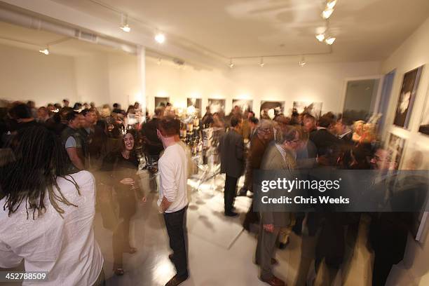 General view of atmosphere is seen at The Macallan's Master of Photography series at M+B Gallery on January 29, 2008 in West Hollywood, California.