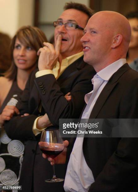 Chefs Rick Moonen of RM Seafood and Stefan Richter attend a premiere party for Top Chef Masters hosted by Martini and Rossi at Campanile on June 10,...