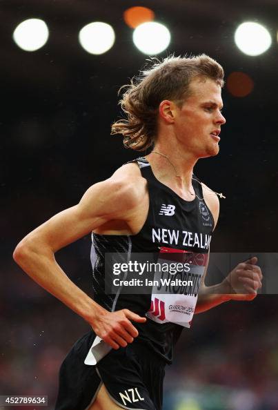 Jake Robartson Rugby Jake Robertson of New Zealand competes in the Men's 5000 metres final ...