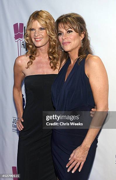 Actresses Michelle Stafford and Nancy Grahn attends What A Pair! benefiting The John Wayne Cancer Institute at St. John's Health Center at The Broad...