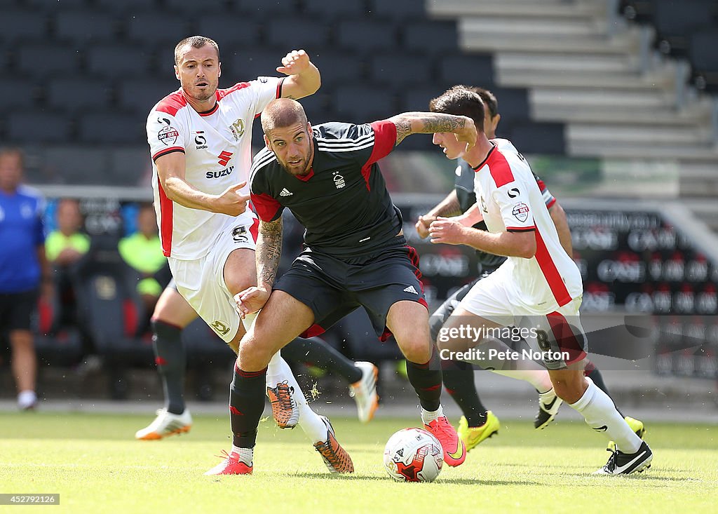 MK Dons v Nottingham Forest - Pre-Season Friendly