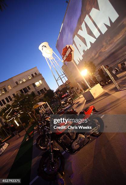 General view of the atmosphere at the 11th annual Maxim Hot 100 Party with Harley-Davidson, ABSOLUT VODKA, Ed Hardy Fragrances, and ROGAINE held at...