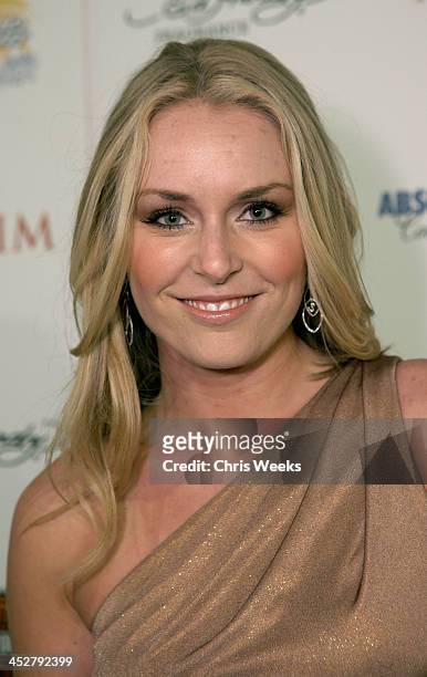 Olympic gold medalist Lindsey Vonn arrives at the 11th annual Maxim Hot 100 Party with Harley-Davidson, ABSOLUT VODKA, Ed Hardy Fragrances, and...