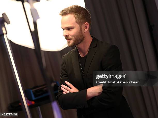 Actor Shawn Ashmore attends the Samsung Galaxy VIP Lounge during Comic-Con International 2014 at Hard Rock Hotel San Diego on July 27, 2014 in San...