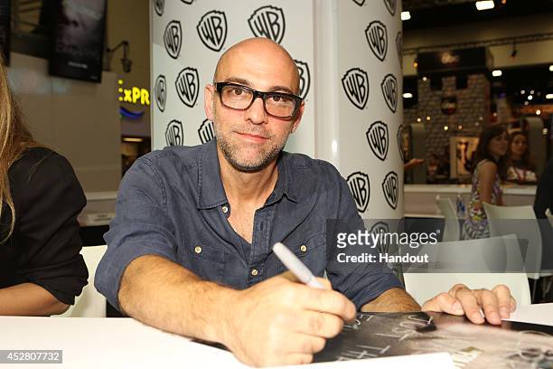 In this handout photo provided by Warner Bros, Marcos Siega of "The Following" attends Comic-Con International 2014 on July 27, 2014 in San Diego,...
