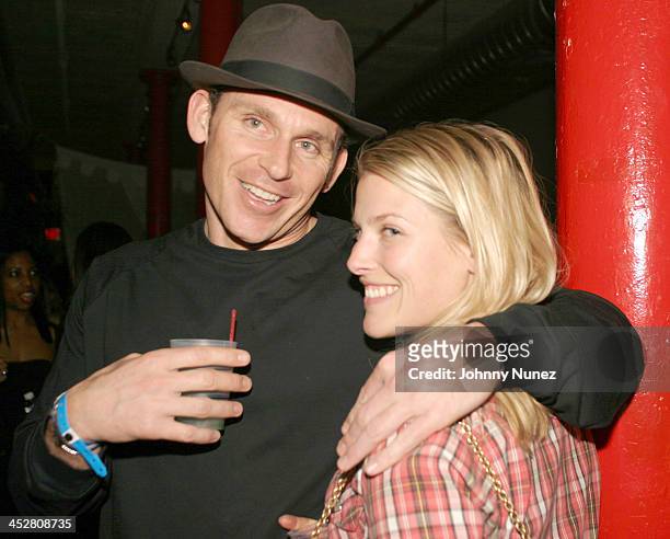 Josh Taekman of Buzztone and Ali Larter during Q-Tip's Birthday Party Presented by Bacardi Flavors at Mobilia Loft at Private Loft in New York City,...