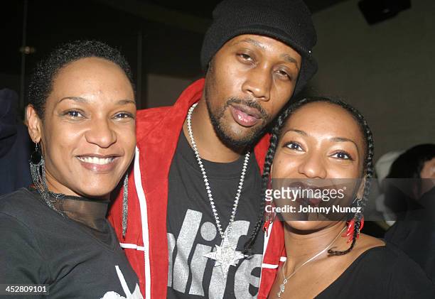 Les Nubians and Rza during Rza and Trace Magazine Host Kill Bill: Vol 2 - Private Screening at Tribeca Screening Room in New York City, New York,...