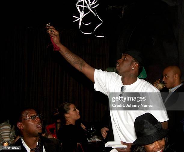 Sean P.Diddy Combs during Sean P. Diddy Combs' Surprise 35th Birthday Party at Figa in New York City, New York, United States.