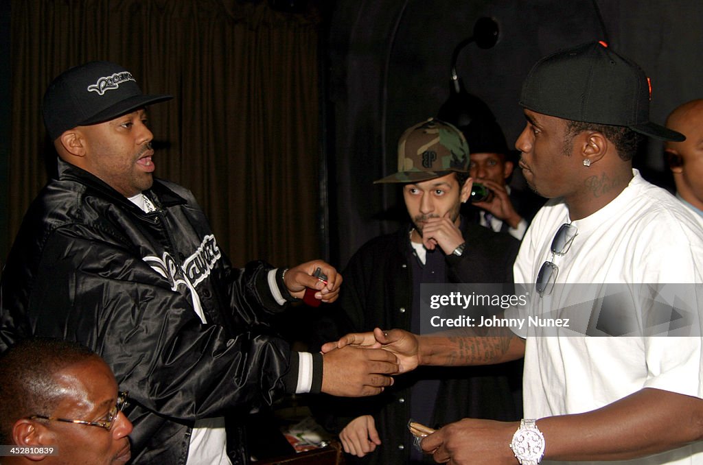 Damon Dash, DJ Juskee and Sean P.Diddy Combs during Sean P. Diddy